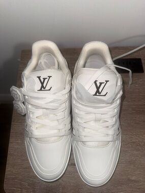 LV Monogram Trainer Sneakers (white)